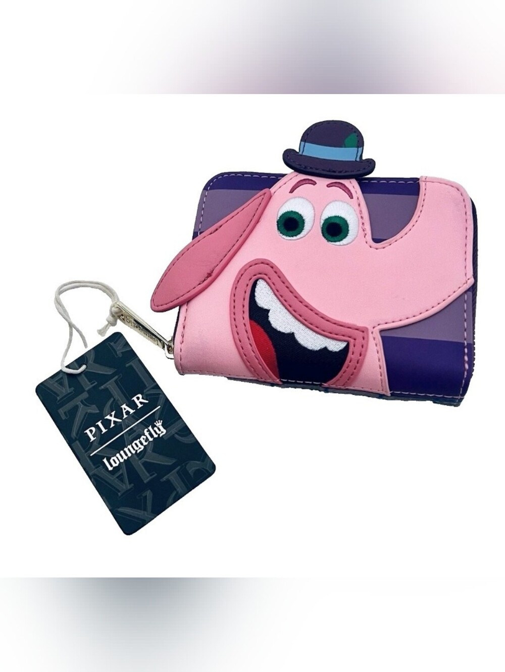 Loungefly Pink and Purple Bing Bong Kids Wallet
